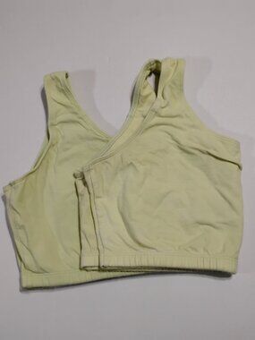 2pc Fruit of The Loom Spaghetti Strap Cotton Sports Bra - 44 XXL